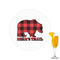 Lumberjack Plaid Drink Topper - Small - Single with Drink