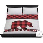 Lumberjack Plaid Duvet Cover - King (Personalized)