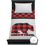 Lumberjack Plaid Duvet Cover - Twin XL (Personalized)