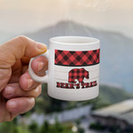 Lumberjack Plaid Single Shot Espresso Cup - Single (Personalized)