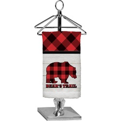 Lumberjack Plaid Finger Tip Towel - Full Print (Personalized)