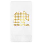 Lumberjack Plaid Guest Napkins - Foil Stamped (Personalized)