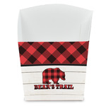 Lumberjack Plaid French Fry Favor Boxes (Personalized)