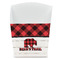 Lumberjack Plaid French Fry Favor Box - Front View