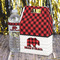 Lumberjack Plaid Gable Favor Box - In Context