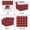 Lumberjack Plaid Gift Boxes with Lid - Canvas Wrapped - X-Large - Approval