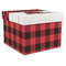 Lumberjack Plaid Gift Boxes with Lid - Canvas Wrapped - XX-Large - Front/Main