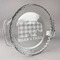 Lumberjack Plaid Glass Pie Dish - FRONT