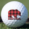 Lumberjack Plaid Golf Ball - Non-Branded - Front