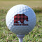 Lumberjack Plaid Golf Ball - Non-Branded - Tee