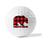 Lumberjack Plaid Golf Balls - Generic - Set of 12 - FRONT