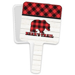 Lumberjack Plaid Hand Mirror (Personalized)