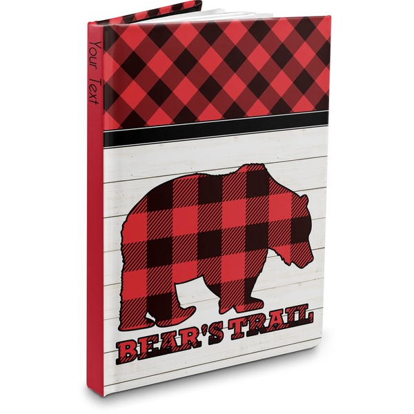 Custom Lumberjack Plaid Hardbound Journal (Personalized)