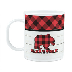 Lumberjack Plaid Plastic Kids Mug (Personalized)