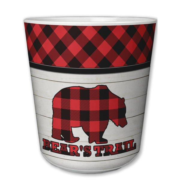 Custom Lumberjack Plaid Plastic Tumbler 6oz (Personalized)