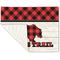 Lumberjack Plaid Linen Placemat - Folded Corner (single side)