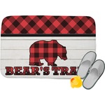 Lumberjack Plaid Memory Foam Bath Mat (Personalized)