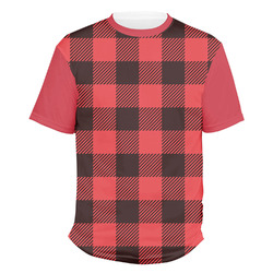Lumberjack Plaid Men's Crew T-Shirt - Small