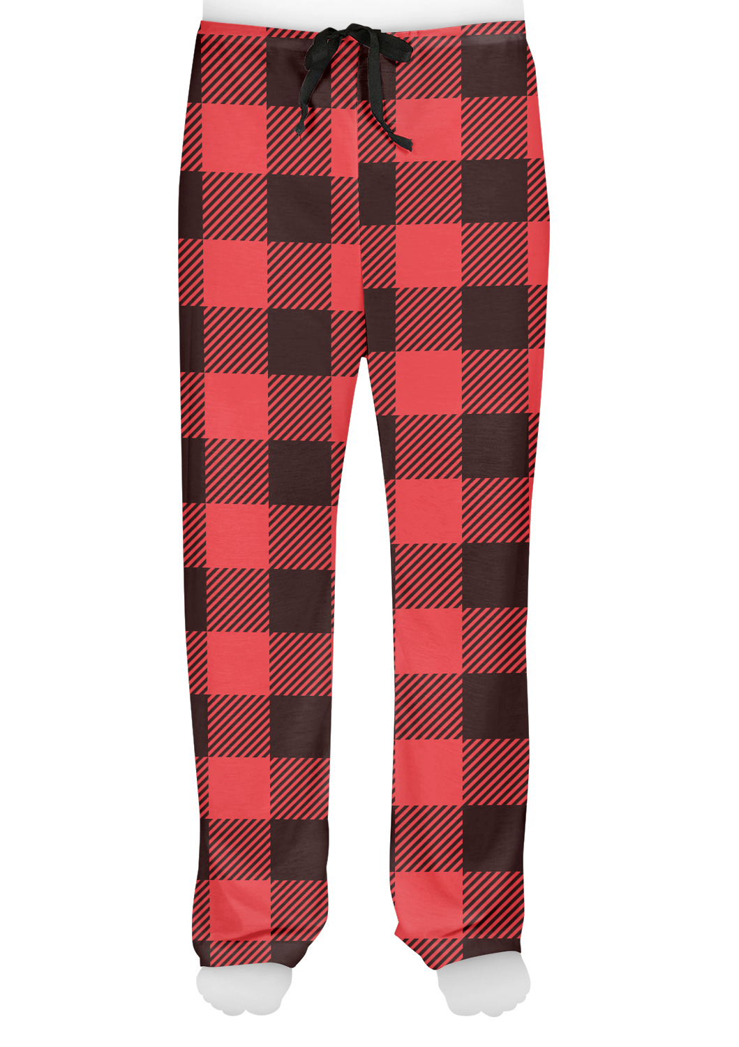 Lumberjack Plaid Design Custom Mens Pajama Pants