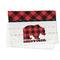 Lumberjack Plaid Microfiber Dish Towel - FOLDED HALF