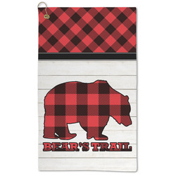 Lumberjack Plaid Microfiber Golf Towel (Personalized)