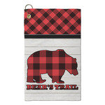 Lumberjack Plaid Microfiber Golf Towel - Small (Personalized)