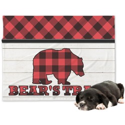 Lumberjack Plaid Dog Blanket - Regular (Personalized)