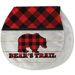 Lumberjack Plaid Burp Pad - Velour w/ Name or Text