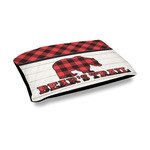 Lumberjack Plaid Outdoor Dog Bed - Medium (Personalized)