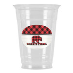 Lumberjack Plaid Party Cups - 16oz (Personalized)