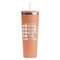 Lumberjack Plaid Peach RTIC Everyday Tumbler - 28 oz. - Front