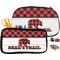 Lumberjack Plaid Pencil / School Supplies Bags Small and Medium