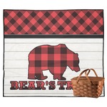 Lumberjack Plaid Outdoor Picnic Blanket (Personalized)