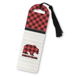 Lumberjack Plaid Plastic Bookmark (Personalized)