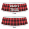 Lumberjack Plaid Plastic Pet Bowls - Large - APPROVAL