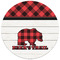 Lumberjack Plaid Round Mousepad - APPROVAL