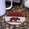 Lumberjack Plaid Round Paper Coaster - Front