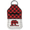 Lumberjack Plaid Sanitizer Holder Keychain - Small (Front Flat)