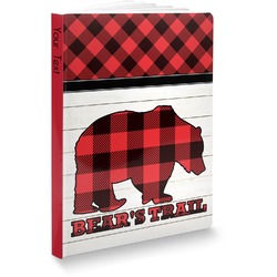 Lumberjack Plaid Softbound Notebook - 7.25" x 10" (Personalized)