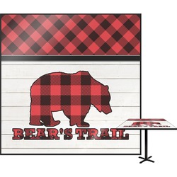 Lumberjack Plaid Square Table Top - 30" (Personalized)