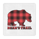 Lumberjack Plaid Decorative Paper Napkins (Personalized)