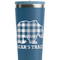 Lumberjack Plaid Steel Blue RTIC Everyday Tumbler - 28 oz. - Close Up