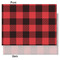 Lumberjack Plaid Tissue Paper - Lightweight - Medium - Front & Back