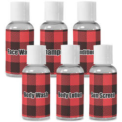 Lumberjack Plaid Travel Bottles (Personalized)