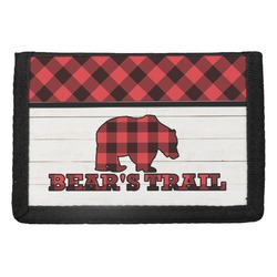 Lumberjack Plaid Trifold Wallet (Personalized)