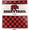 Lumberjack Plaid Vinyl Check Book Cover - Front and Back