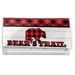 Lumberjack Plaid Vinyl Checkbook Cover (Personalized)