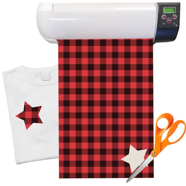 Custom Lumberjack Plaid Heat Transfer Vinyl Sheet (12"x18")