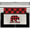 Lumberjack Plaid Waffle Weave Towel - Full Color Print - Lifestyle2 Image