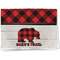 Lumberjack Plaid Waffle Weave Towel - Full Print Style Image
